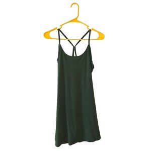 Outdoor Voices Athletic Mini Dress Size Small Green Racerback Built In Shorts